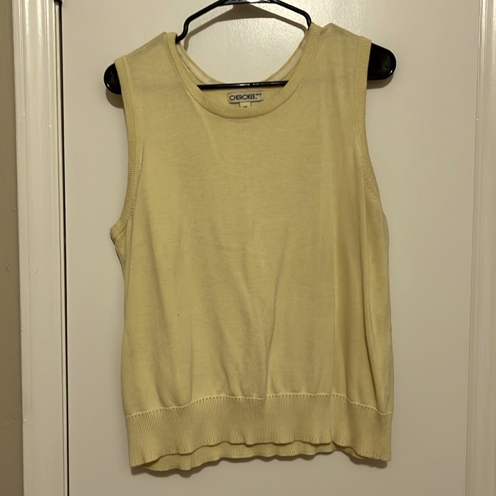 Sleeveless sweater